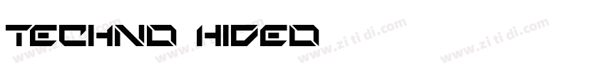 Techno Hideo字体转换